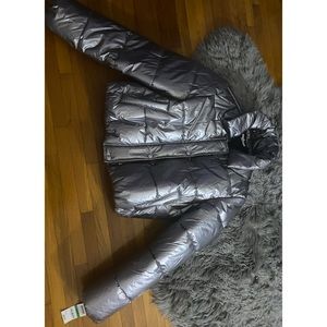 Cute crop bubble jacket